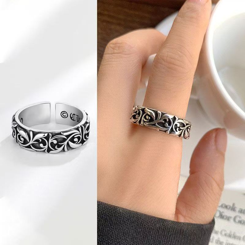 Chrome Hearts Ring - Anelli di vite eterna retrò Colore