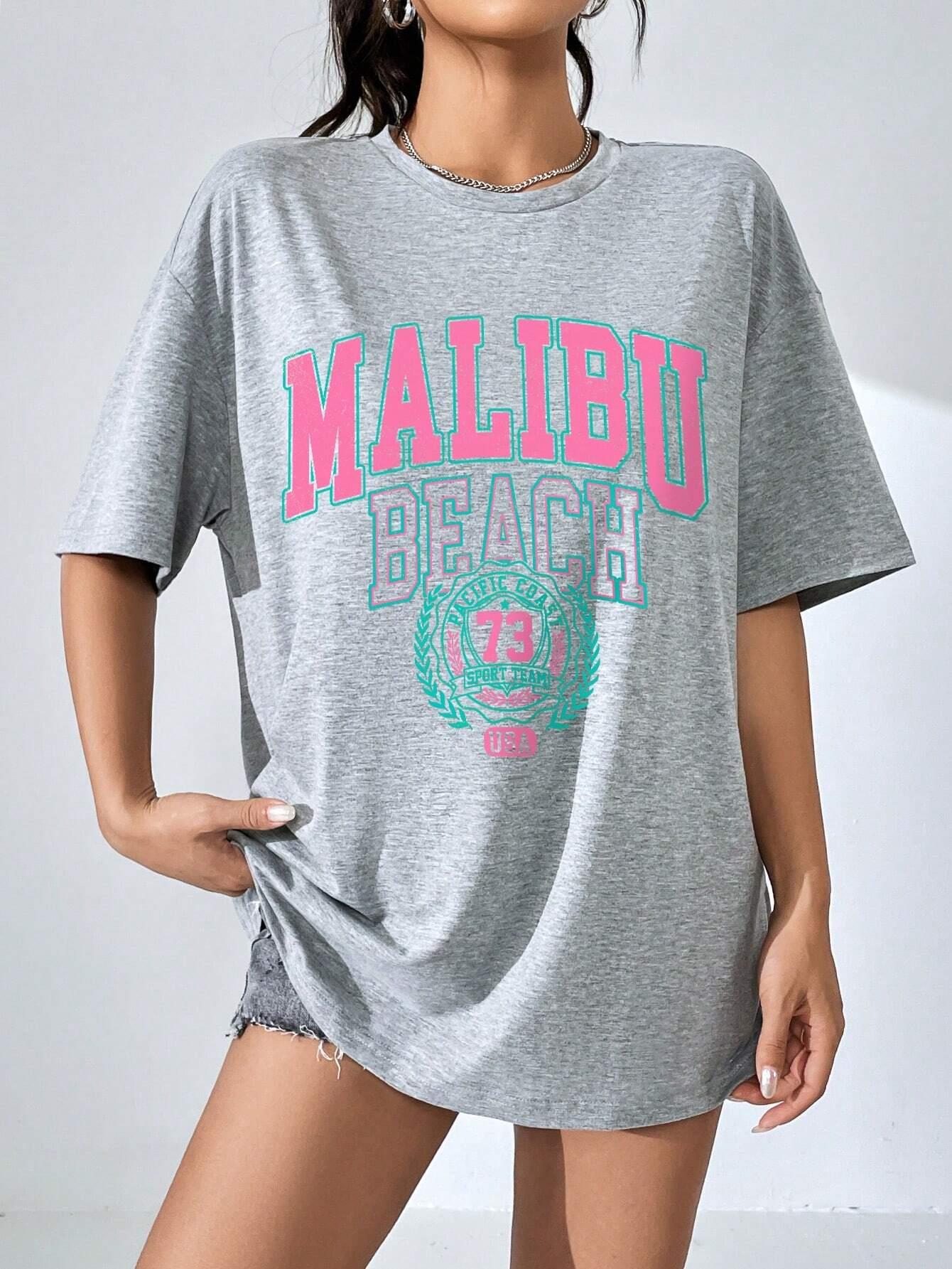Malibu Beach Stampa di lettere - Women Streetwear Brand recensione e prezzo